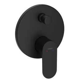 Встраиваемый смеситель Hansgrohe для ванны Rebris S (внешняя часть), матовый черный 72466670