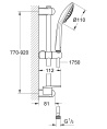 Душевой гарнитур Grohe Euphoria 110 Champagne 27227001