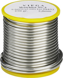 Припой Viega мягкий (S-Sn97Cu3) 3 мм, катушка 250 г