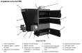 Твердотопливный напольный котел отопления Kentatsu VLK PRK-80 93кВт