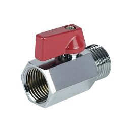 Кран шаровой Valfex MINI ВР1/2хНР1/2 никелированный