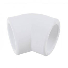 Угольник из полипропилена Valfex 45гр. х 110 БЕЛЫЙ, арт. 10107110