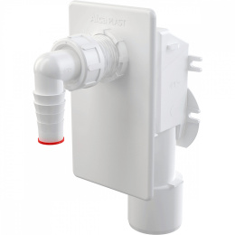 Сифон для стиральной машины под штукатурку, белый Alcaplast APS4