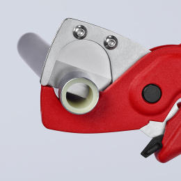 Труборез-ножницы KNIPEX для композитных металлопластиковых и пластиковых труб, 12-25 мм, длина 185 мм, SB