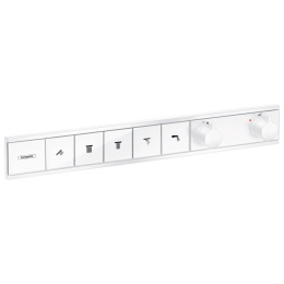 Встраиваемый смеситель Hansgrohe RainSelect термостатический для душа, 5 потреб., белый