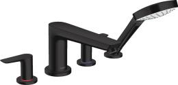 Смеситель на борт ванны Hansgrohe Talis E матовый черный 71748670