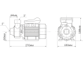 Поверхностный насос Aquario ADB-35