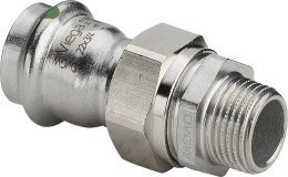 Соединение Viega разъемное с наружной резьбой 42 мм х R 1 1/2 , Sanpress Inox, модель 2365