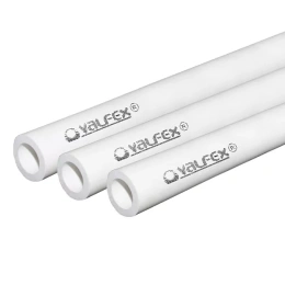 Труба полипропиленовая Valfex PP-R белая без армировки SDR 6 PN20, 20х3,4