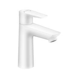Смеситель для раковины Hansgrohe Talis E 110 без донного клапана, матовый белый