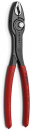Переставные клещи KNIPEX захватные, 4 22 мм, длина 200 мм, чернённые, двухкомпонентные рукоятки