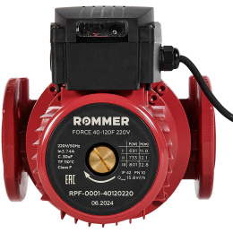 Циркуляционный насос Rommer FORCE фланцевый трехскоростной 40-120F 220V