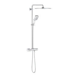 Душевая система Grohe Rainshower SmartActive 310 Mono Cube, квадратный, с термостатом, хром