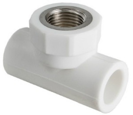 Тройник полипропиленовый VALTEC 32 мм х 1 ВР, VTp.732.0.03206