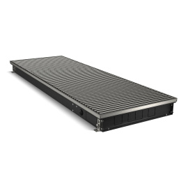 Внутрипольный конвектор с естественной конвекцией Royal Thermo 75/400/1800-DG-U-NA