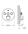 Встраиваемый смеситель Grohe Grohtherm SmartControl 29146000