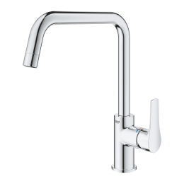 Смеситель для кухни Grohe Eurosmart, высокий U-излив, хром