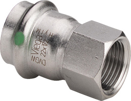 Соединение Viega с внутренней резьбой 54 мм х Rp 2 , Sanpress Inox, модель 2312