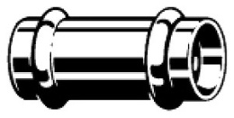 Муфта медная Viega Profipress с SC-Contur d=18 (арт. 292 744)