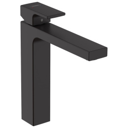 Смеситель для раковины Hansgrohe Vernis Shape 190, без донного клапана, матовый черный