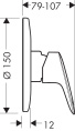 Встраиваемый смеситель Hansgrohe Logis 71666000