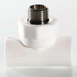 Тройник VALTEC PPR с переходом на наружную 40х1 дюйм