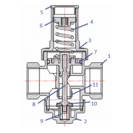 Редуктор давления поршневой VALTEC 1 1/4