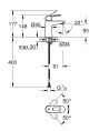Смеситель для раковины Grohe BauLoop 23337000