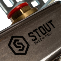 Коллектор Stout из нержавеющей стал с запорными клапанами 1/3/4x13, SMS 0922 000013