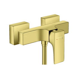 Смеситель для душа Hansgrohe Metropol, на стену, без излива, золото
