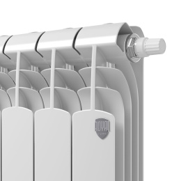 Биметаллический секционный радиатор отопления Royal Thermo Vittoria Super 2.0 500 VDR80 / 8 секций нижнее правое подключение