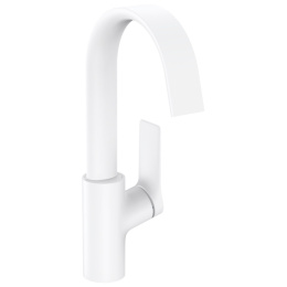 Смеситель для раковины Hansgrohe Vivenis 210 без донного клапана, матовый белый