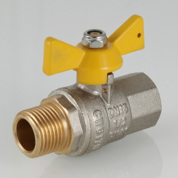 Кран шаровой газовый VALTEC Valgas 1/2 ВН, бабочка