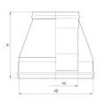 Конус FERRUM (430/0,5 мм) Ф110х200