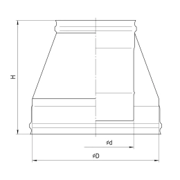 Конус FERRUM (430/0,5 мм) Ф135х200