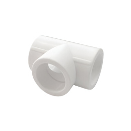 Тройник из полипропилена Valfex PRO 32, белый