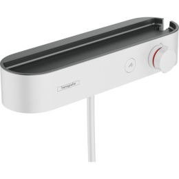 Смеситель для душа Hansgrohe ShowerTablet Select 400 термостатический, матовый белый 24360700