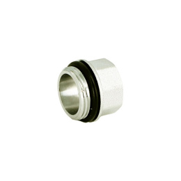 Переходник UNI-FITT НВ 3/4 х 1/2 с прокладкой O-RING, никелированный