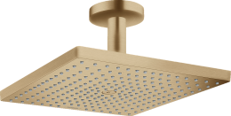 Верхний душ Hansgrohe Raindance E 300 1jet с потолочным подсоединением, 26250140, шлифованная бронза