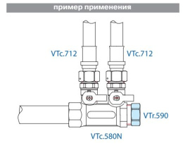 Заглушка резьбовая VALTEC 1/2 внутренняя, никелированная латунь