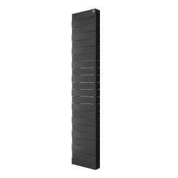 Биметаллический секционный радиатор отопления Royal Thermo PianoForte Tower Noir Sable 300 / 22 секций нижнее подключение
