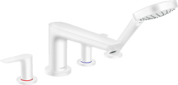 Смеситель на борт ванны Hansgrohe Talis E матовый белый 71748700