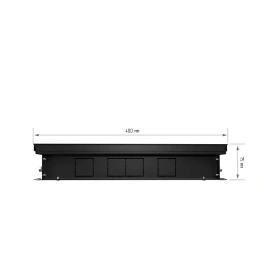Внутрипольный конвектор с естественной конвекцией Royal Thermo 75/400/2400-DG-U-DB