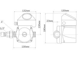 Циркуляционный насос Aquario AC152-130HWT