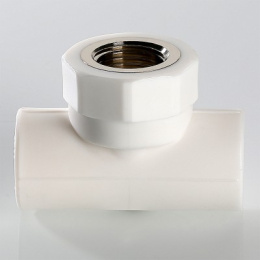 Тройник полипропиленовый VALTEC PPR с переходом на вн. р. 32х1/2