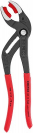 Переставные клещи KNIPEX трубные захватные, d 10 75 мм, 250 мм, пластиковые насадки на губках, чёрные