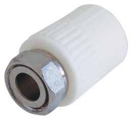 Муфта полипропиленовая Kalde комбинированная, 25 x 3/4 НГ