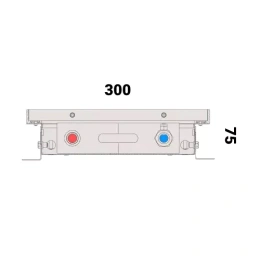 Внутрипольный конвектор с естественной конвекцией Vitron ВК.75.300.650.4ТГ