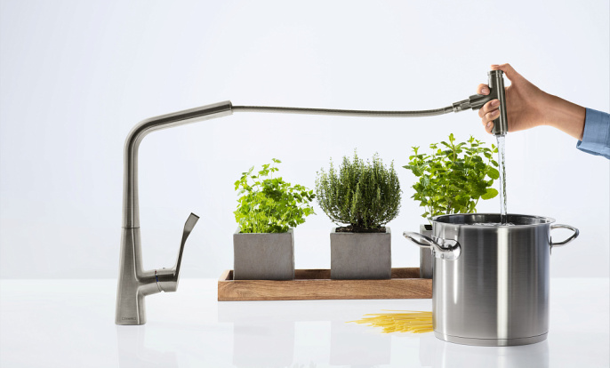 Смеситель для кухни Hansgrohe Metris Select 14884000
