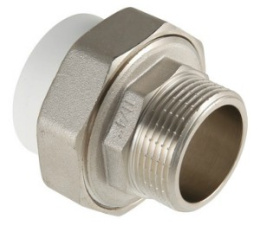 Соединение разъемное полипропиленовое VALTEC 40 мм х 1 НР, VTp.761.0.04006